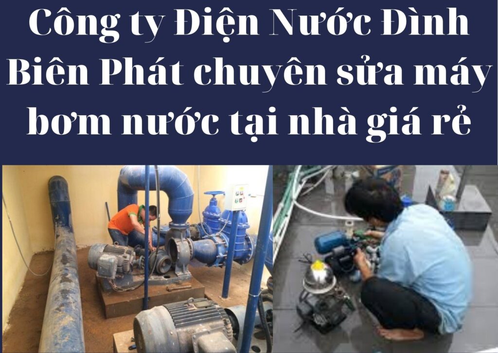 Sửa máy bơm nước tại nhà TPHCM