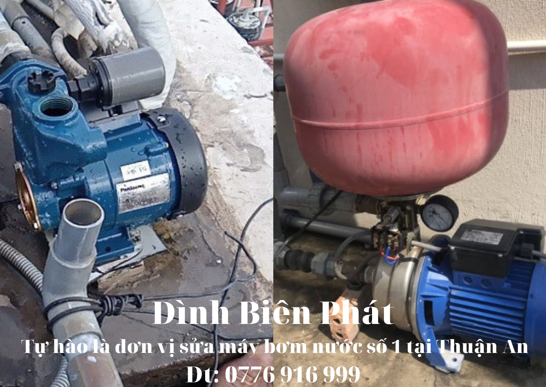 Dịch vụ sử máy bơm nước tại Thuận An